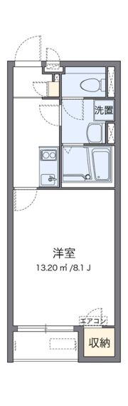 クレイノしらどの間取り画像