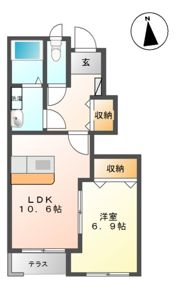 トワスールの間取り画像
