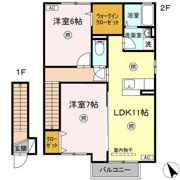 グローリア A棟の間取り画像