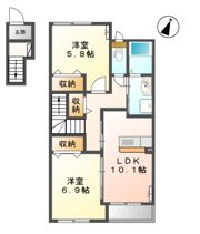 リブフラットの間取り画像