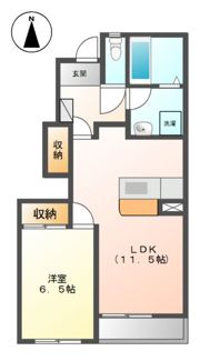 ラヴィクレイルの間取り画像
