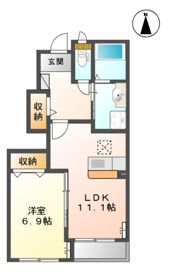 トワスールIIの間取り画像