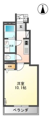 スターテラス大原の間取り画像