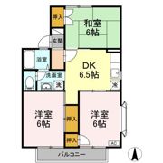 サンハイム Aの間取り画像