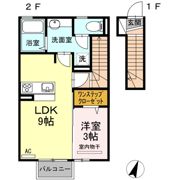 東幸富岡ハイム Bの間取り画像