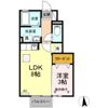 カエツリアルフィールドD－room Bの間取り画像