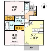アズール Cの間取り画像