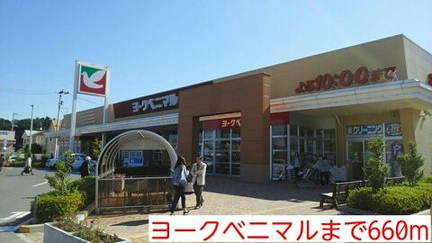近くのヨークベニマルまで660m（徒歩9分）