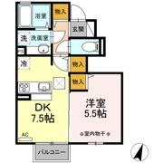 コンフォールななせの間取り画像