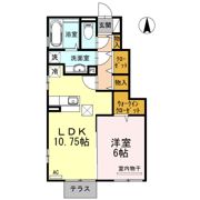 ヴィレッジロイヤル白鳥 Cの間取り画像