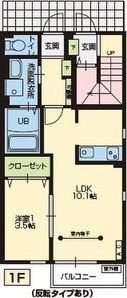 ばっくほーむB棟の間取り画像