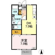 ベルテ東町の間取り画像