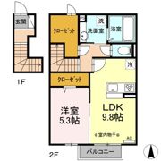 クレール・コスモの間取り画像