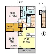 クレアトゥール柏 Bの間取り画像