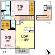 シオンヒルズの間取り画像