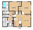 豊ヶ郷 新築平屋物件の間取り画像