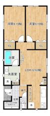豊ヶ郷 新築平屋物件の間取り画像