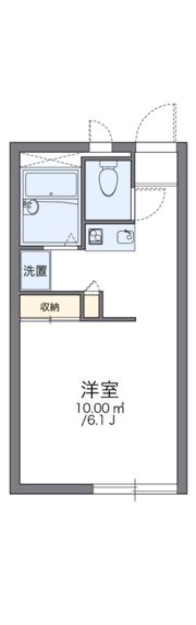 レオパレスいわきの間取り画像