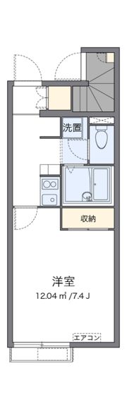 レオパレスマイ アミの間取り画像