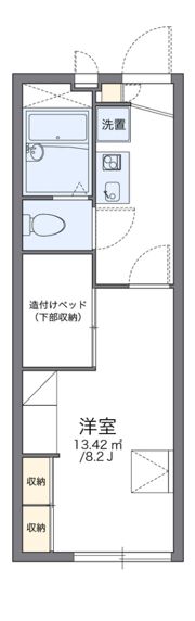 レオパレスミドリの間取り画像