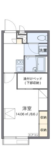 レオパレス山王田の間取り画像