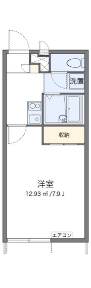 レオパレス松ヶ岡の間取り画像