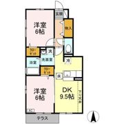 エクセレント宮前 Aの間取り画像