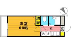 エルグランデ立川の間取り画像