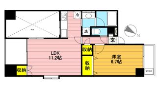 ドミール高松町の間取り画像