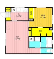 富士見町アパートの間取り画像