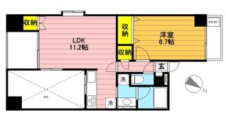 ドミール高松町の間取り画像