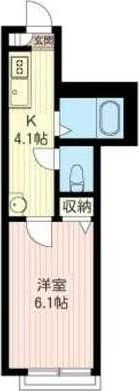 テオス国立の間取り画像