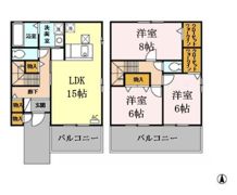 プリマベーラ Aの間取り画像