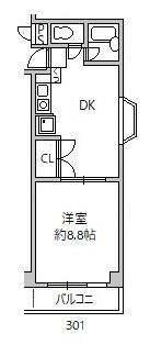 グランデ国立の間取り画像