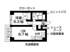 ドミトリオ国立の間取り画像