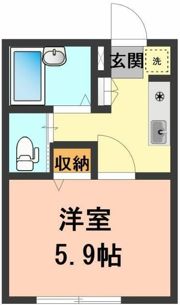 ルポゼ立川の間取り画像