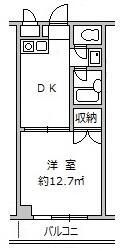 グランデ国立の間取り画像