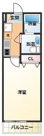 スクエアー朝日町の間取り画像