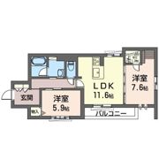 リラフォレスト西立川の間取り画像