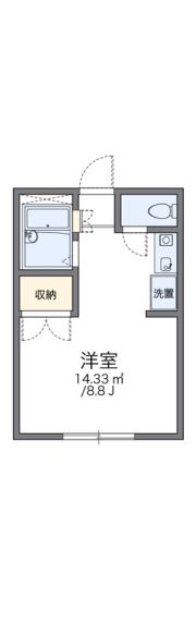 レオパレスSAYAMAの間取り画像