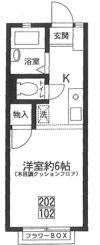 リバーサイド日野の間取り画像