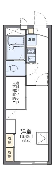 レオパレスアクアIIの間取り画像