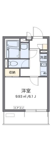 クレイノフロレゾン立川の間取り画像