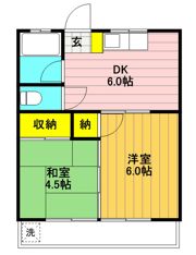 エルハイツ立川の間取り画像