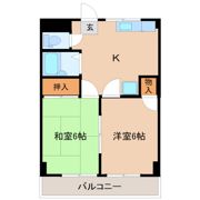 大沢コーポの間取り画像