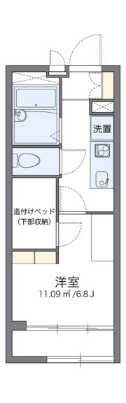 レオパレス中央IIの間取り画像