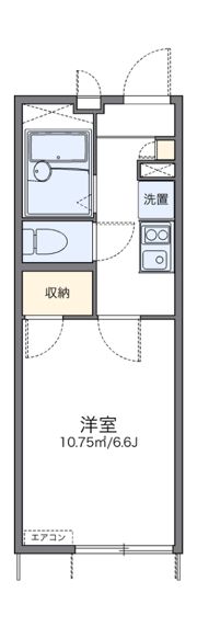 レオパレスサンシャイン貫井北の間取り画像