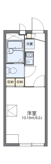 レオパレス鍵の間取り画像