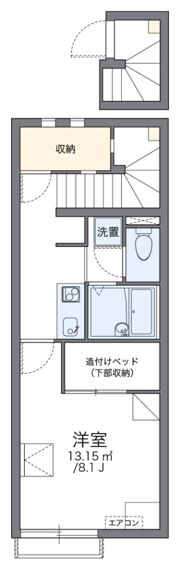 レオネクストMilanの間取り画像