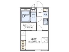 レオパレスプランドールの間取り画像